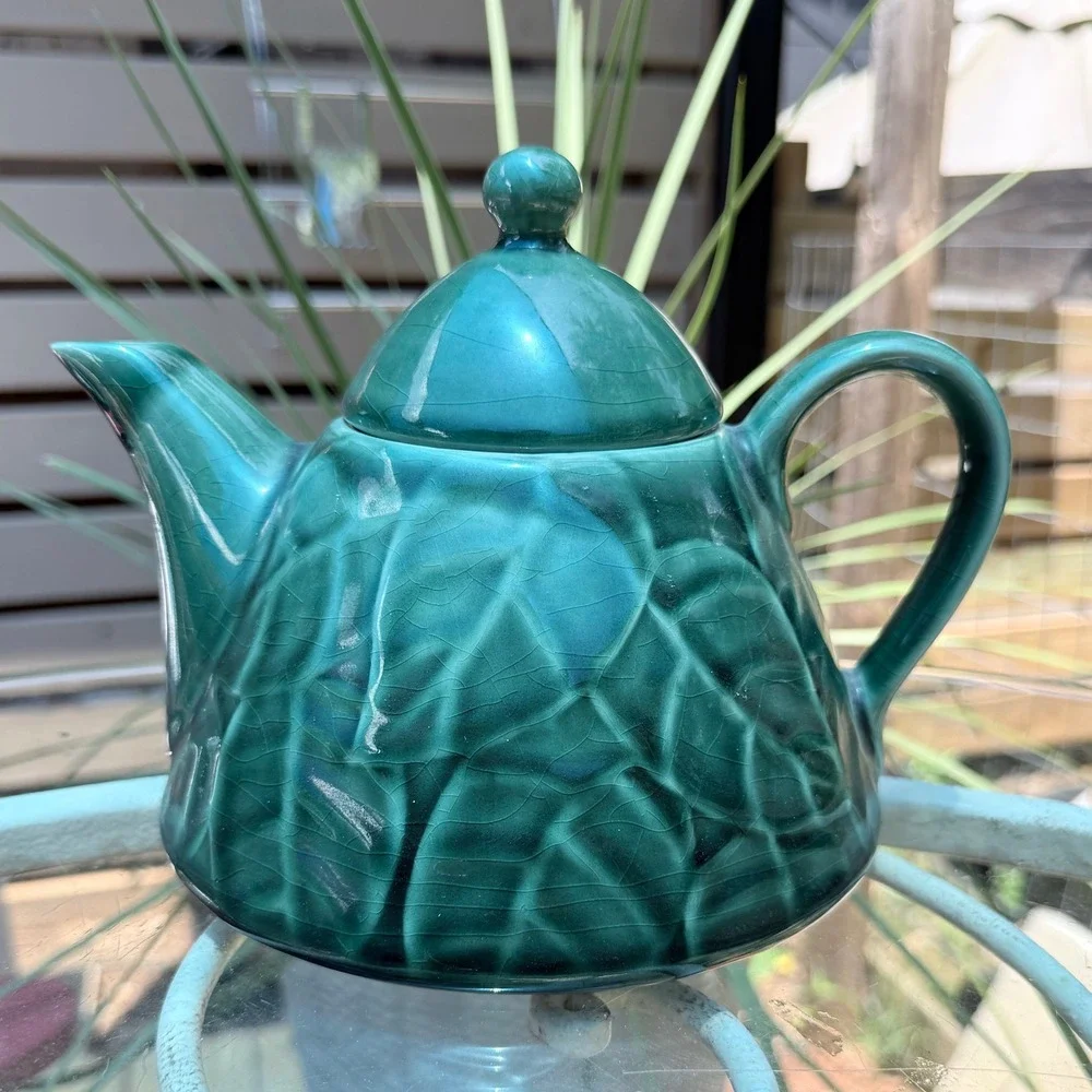 Pier 1 stoneware teapot
